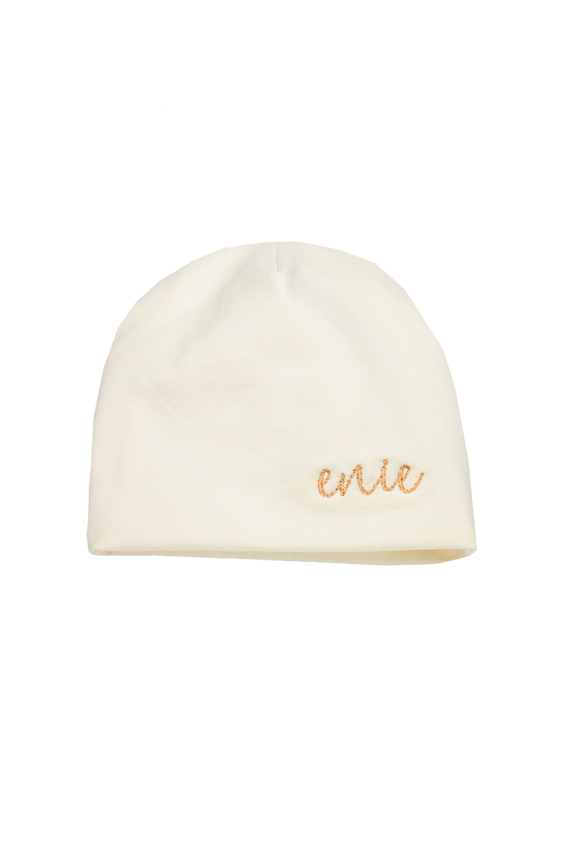 enie baby Dětská čepice 9-12m béžová