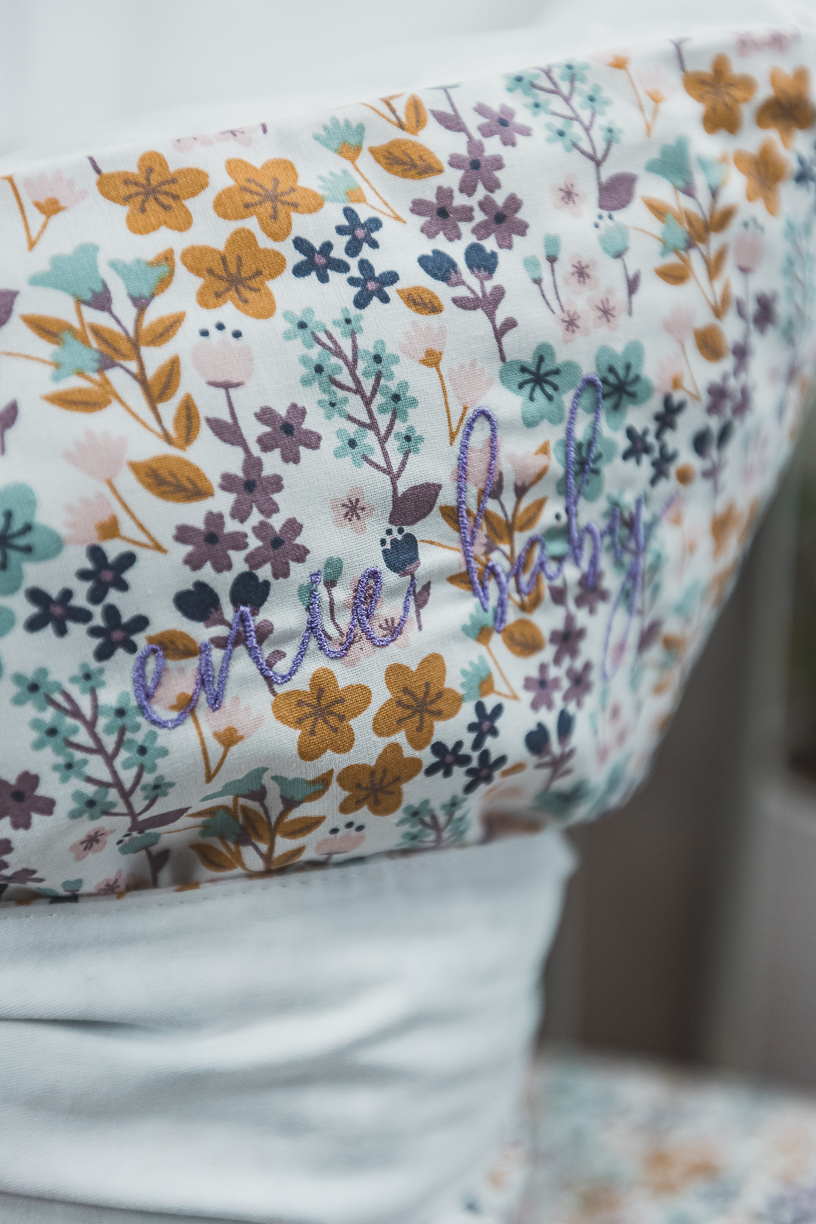 enie baby Péřová zavinovačka MILLY purple 100x100 cm