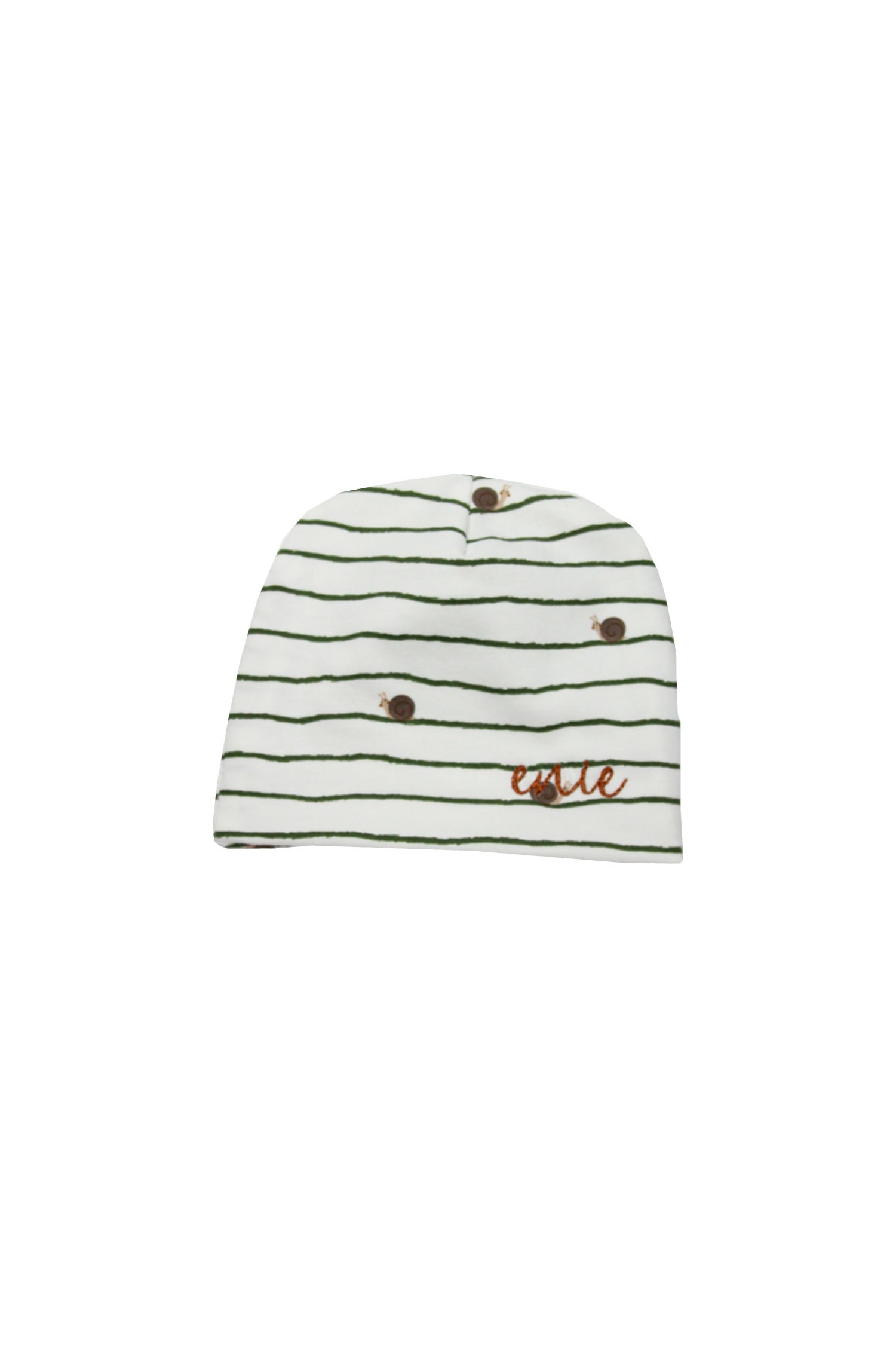 enie baby Dětská čepice 3-6m SNAILS