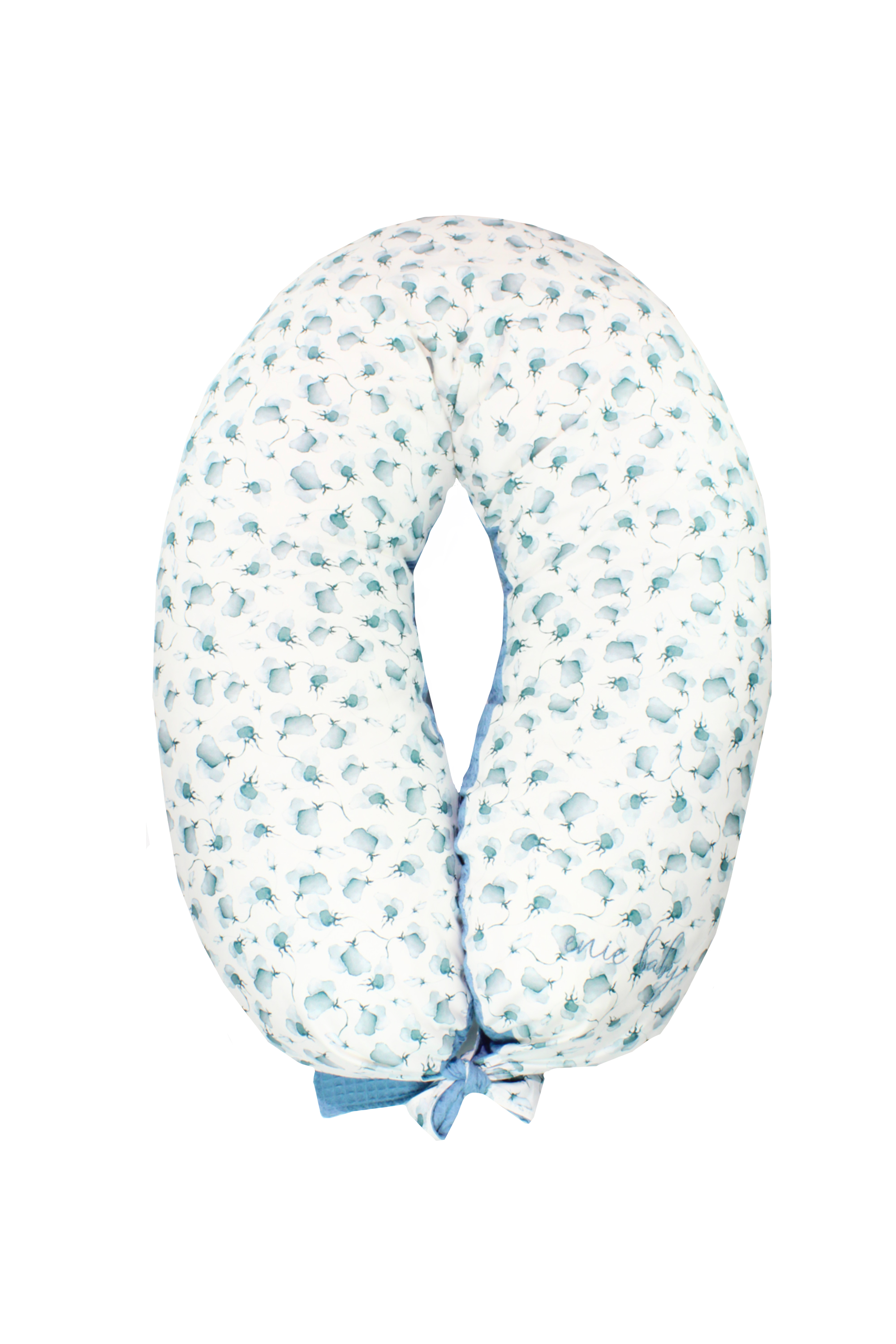 enie baby Kojící polštář z paměťové pěny GINKGO BLUE / BLUE
