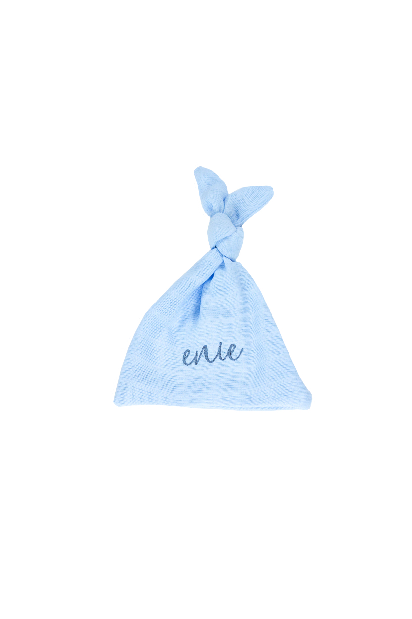 enie baby Muchláček  z bio bavlny blue