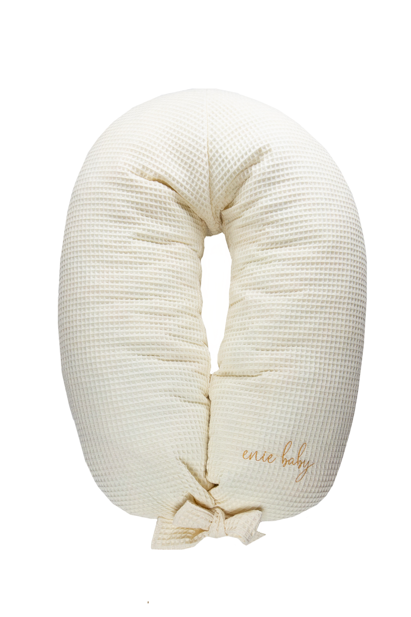 enie baby Kojící polštář VAFLOVÝ béžový z paměťové pěny
