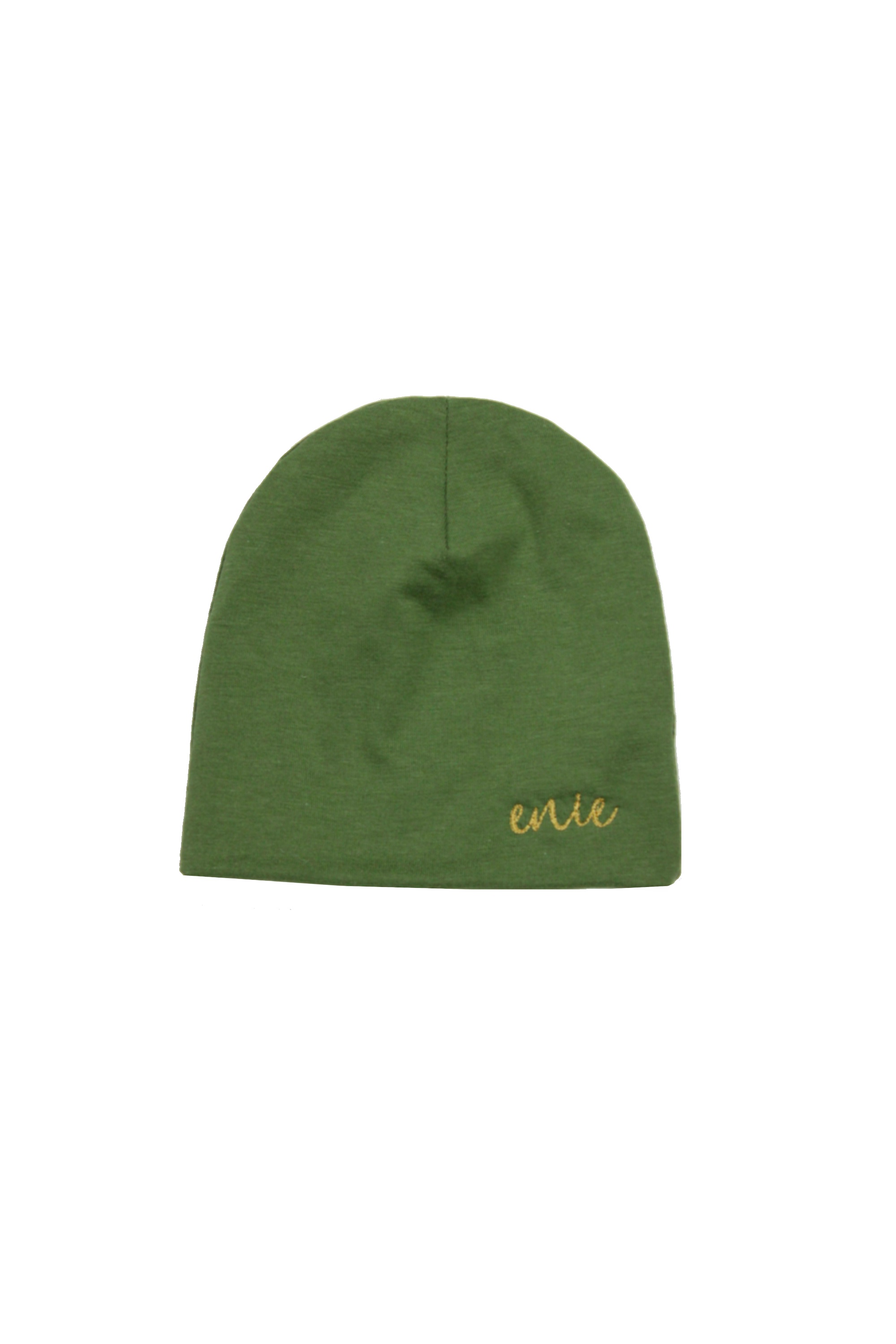 enie baby Dětská čepice BAMBOO 6-9m khaki