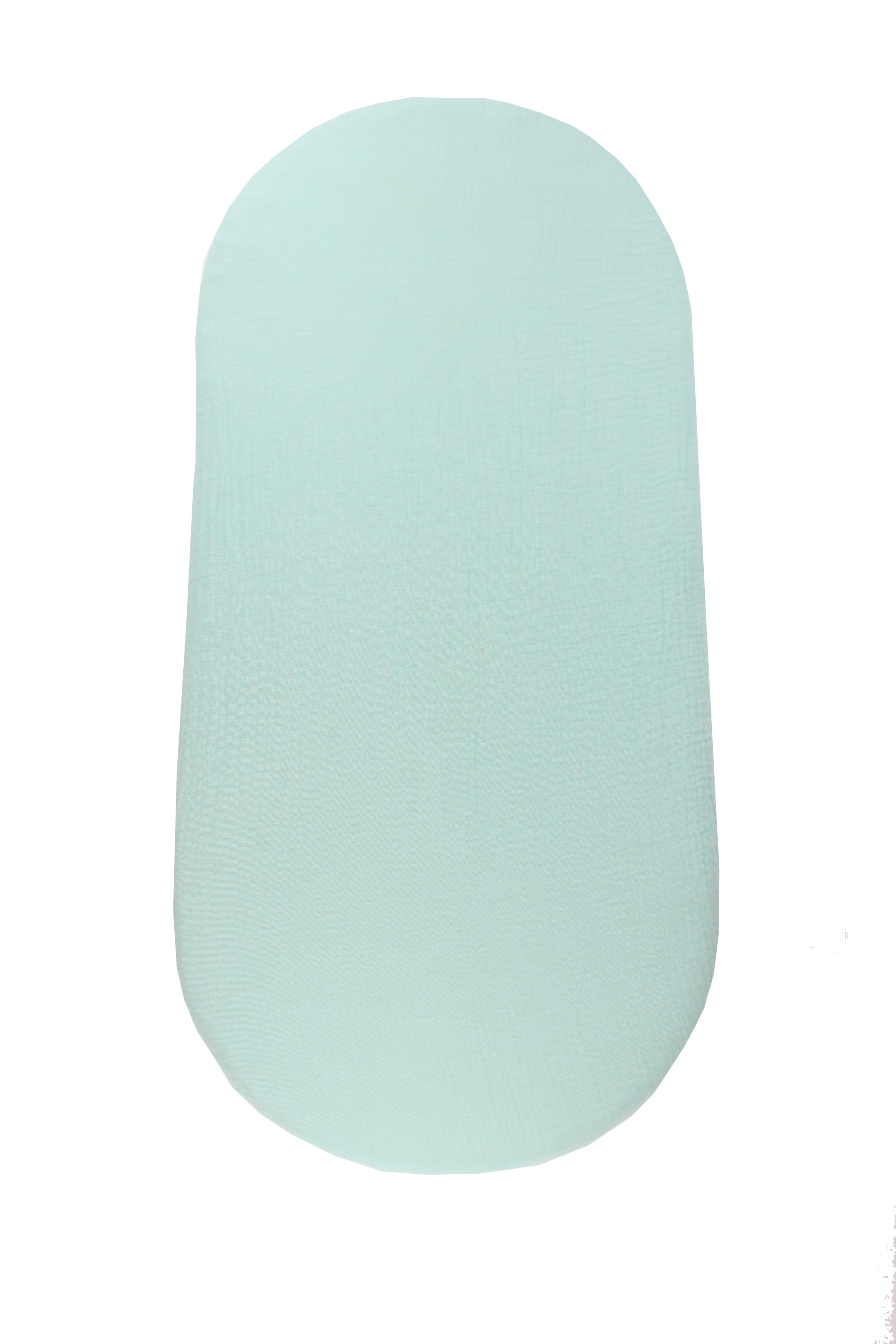 enie baby Mušelínové prostěradlo do kočárku mentolové