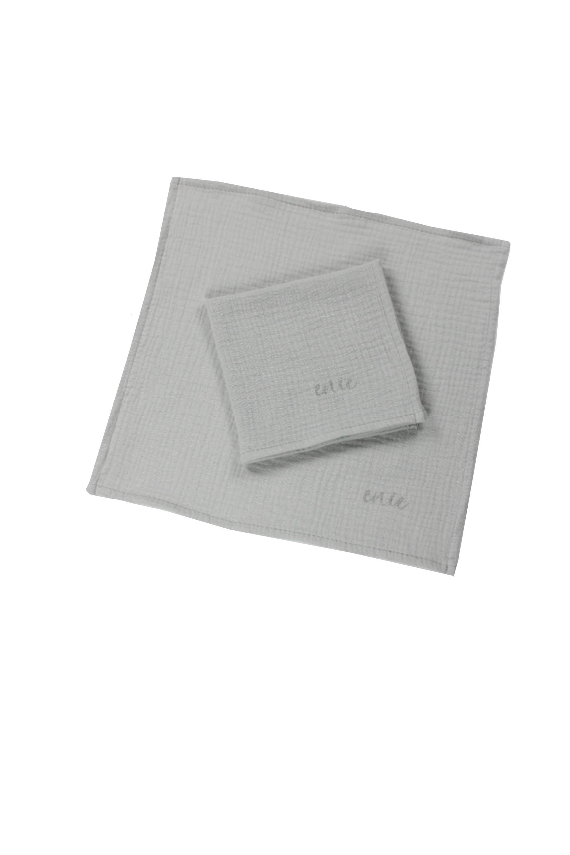 enie baby Mušelínové plenky 30x30cm světle šedé - 2ks