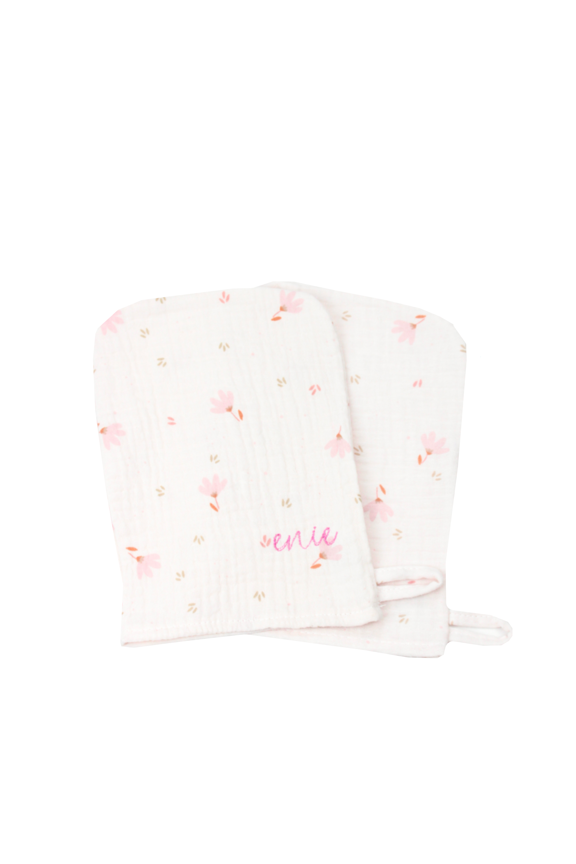 enie baby Mušelínové žinky Cute pink - 2ks