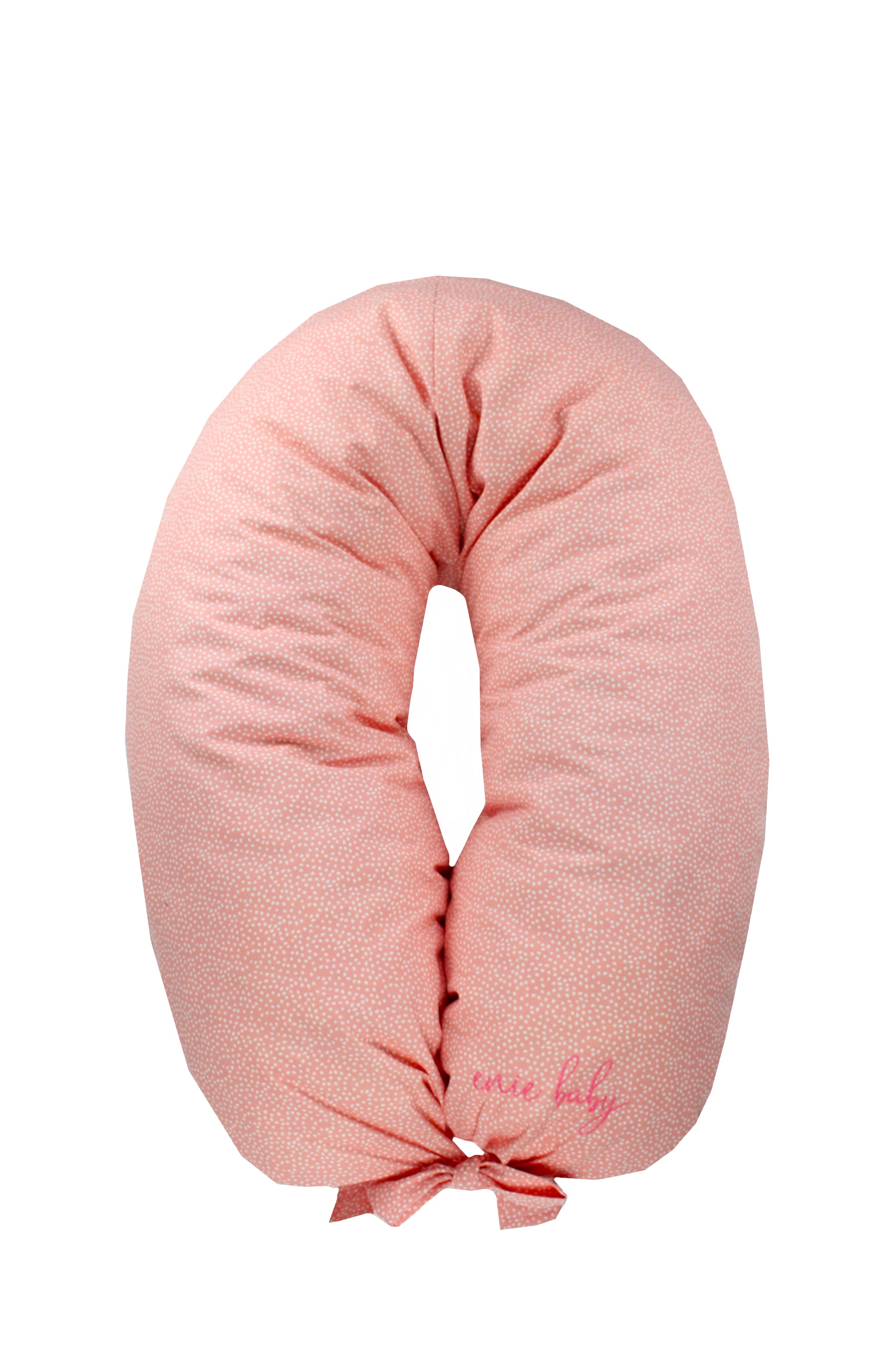 enie baby Kojící polštář DOTS coral z paměťové pěny