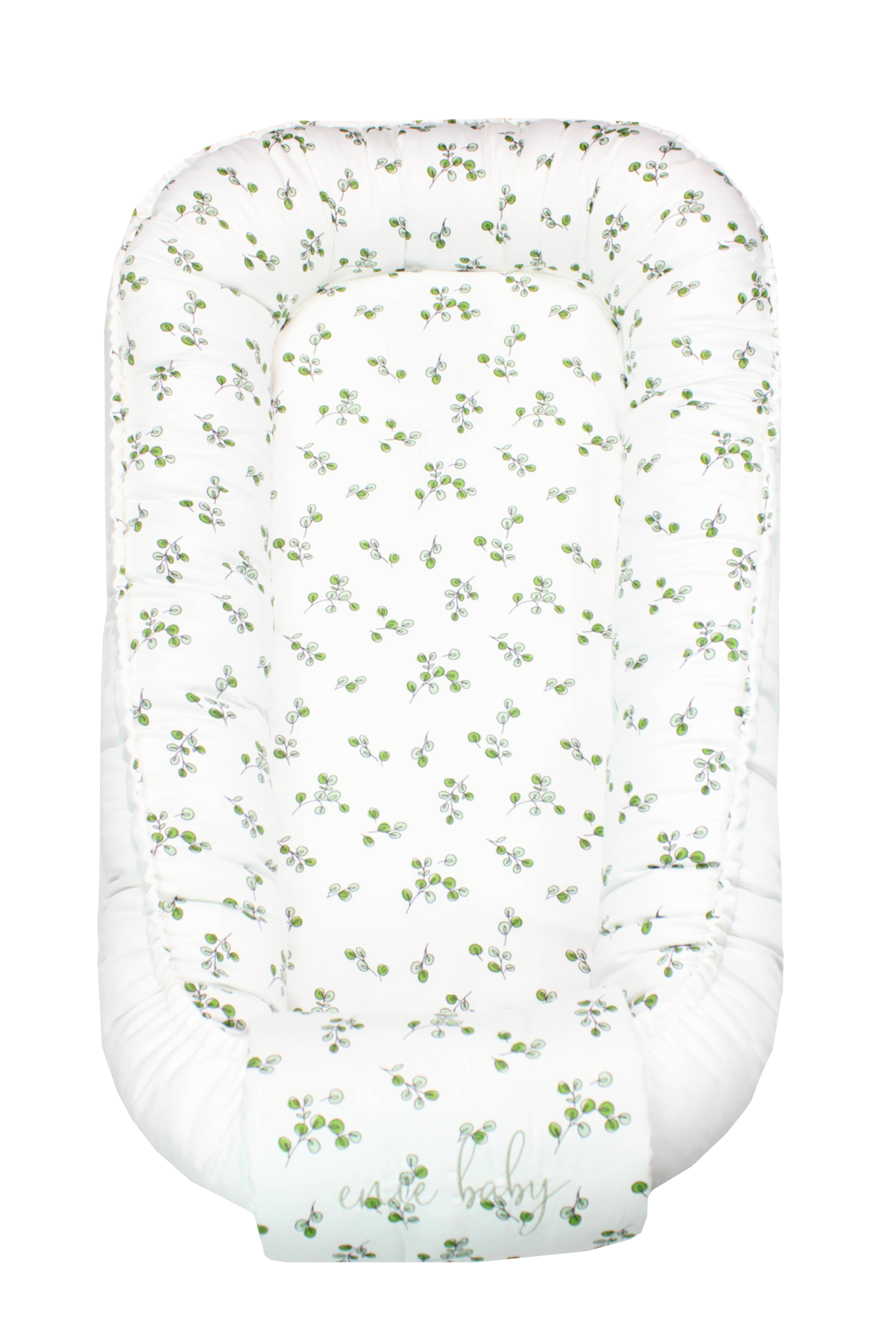 enie baby Hnízdečko GREEN LEAVES /WHITE