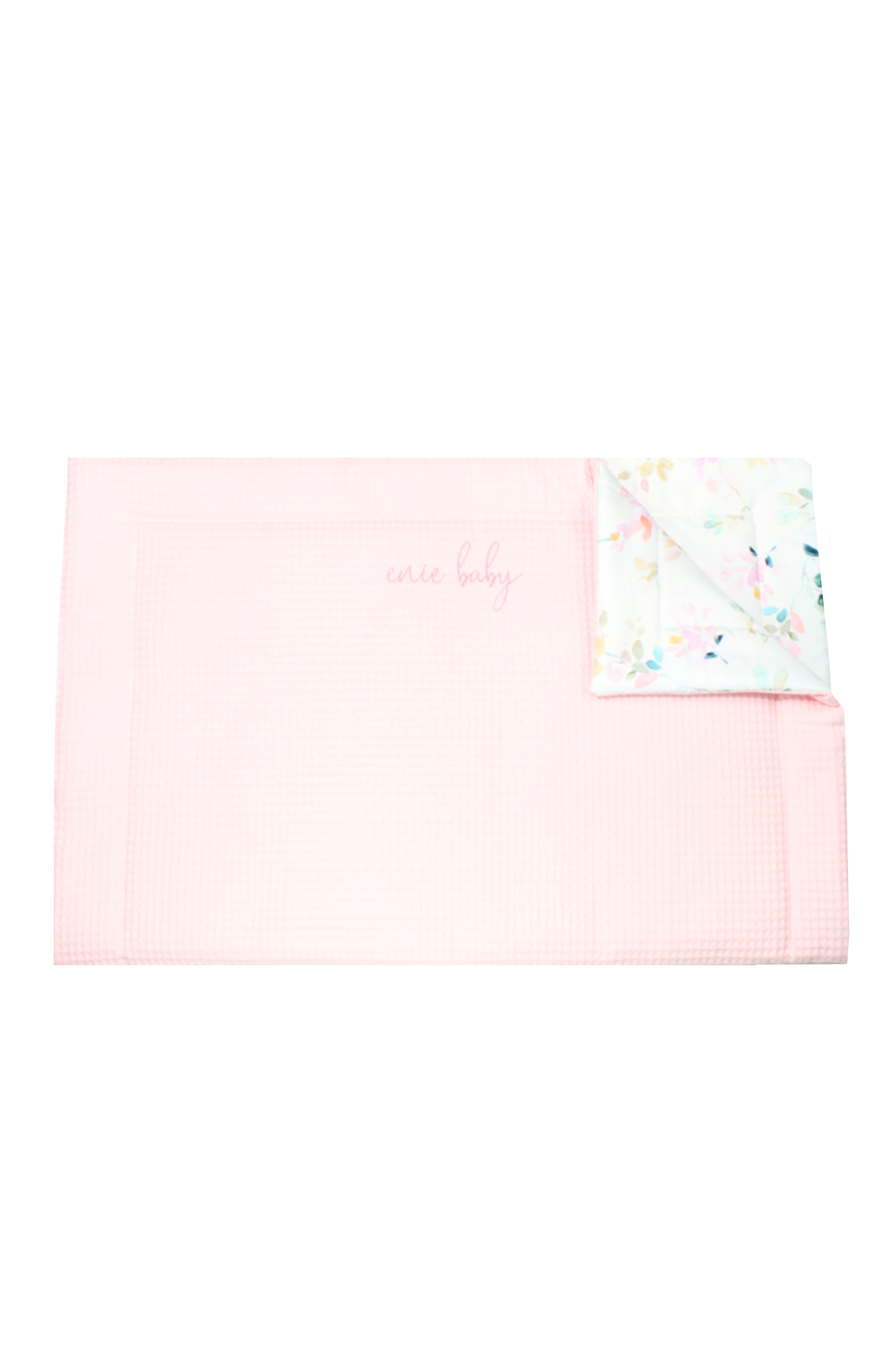 enie baby Deka SPRING LEAVES / WHITE