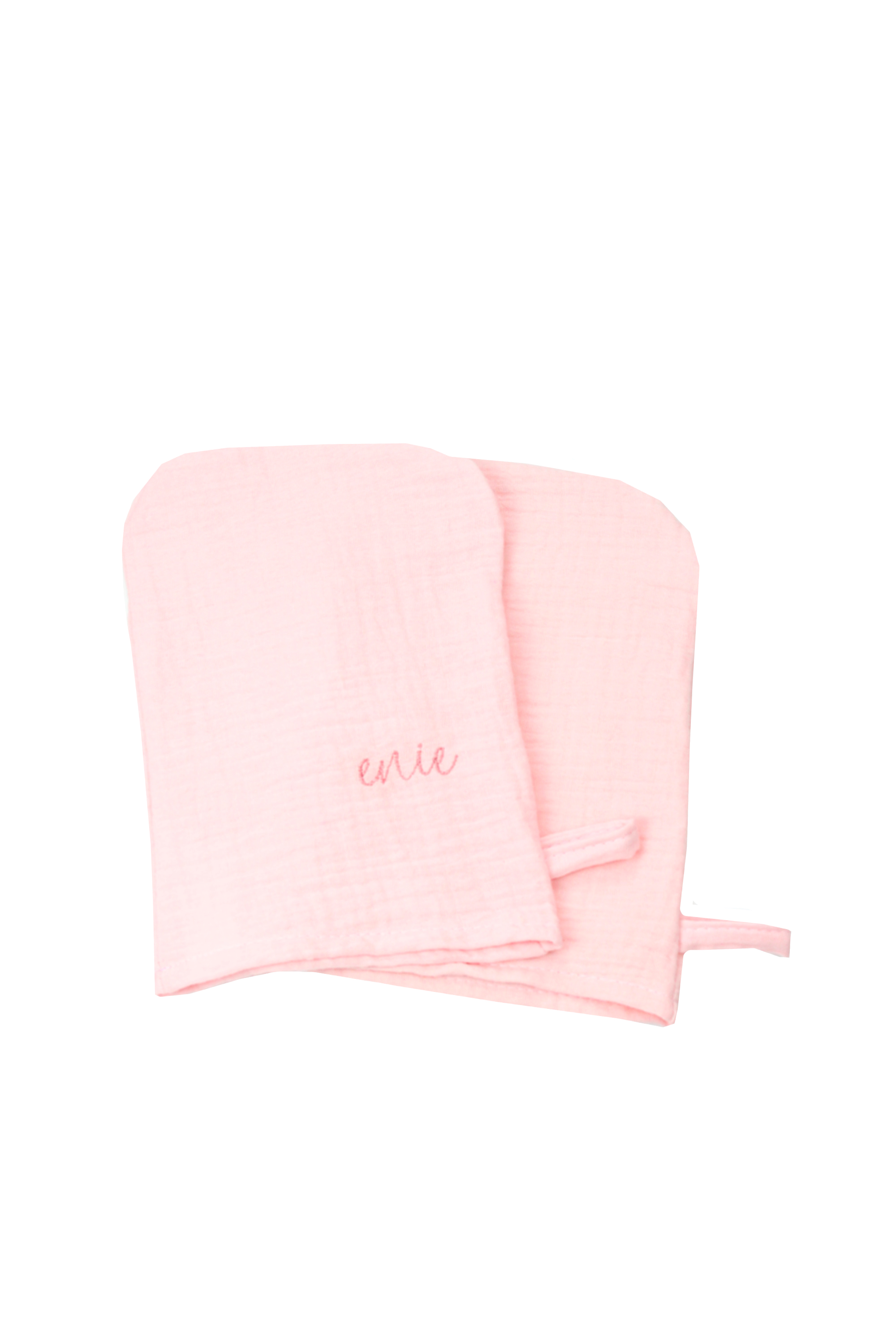 enie baby Mušelínové žinky růžové - 2 ks