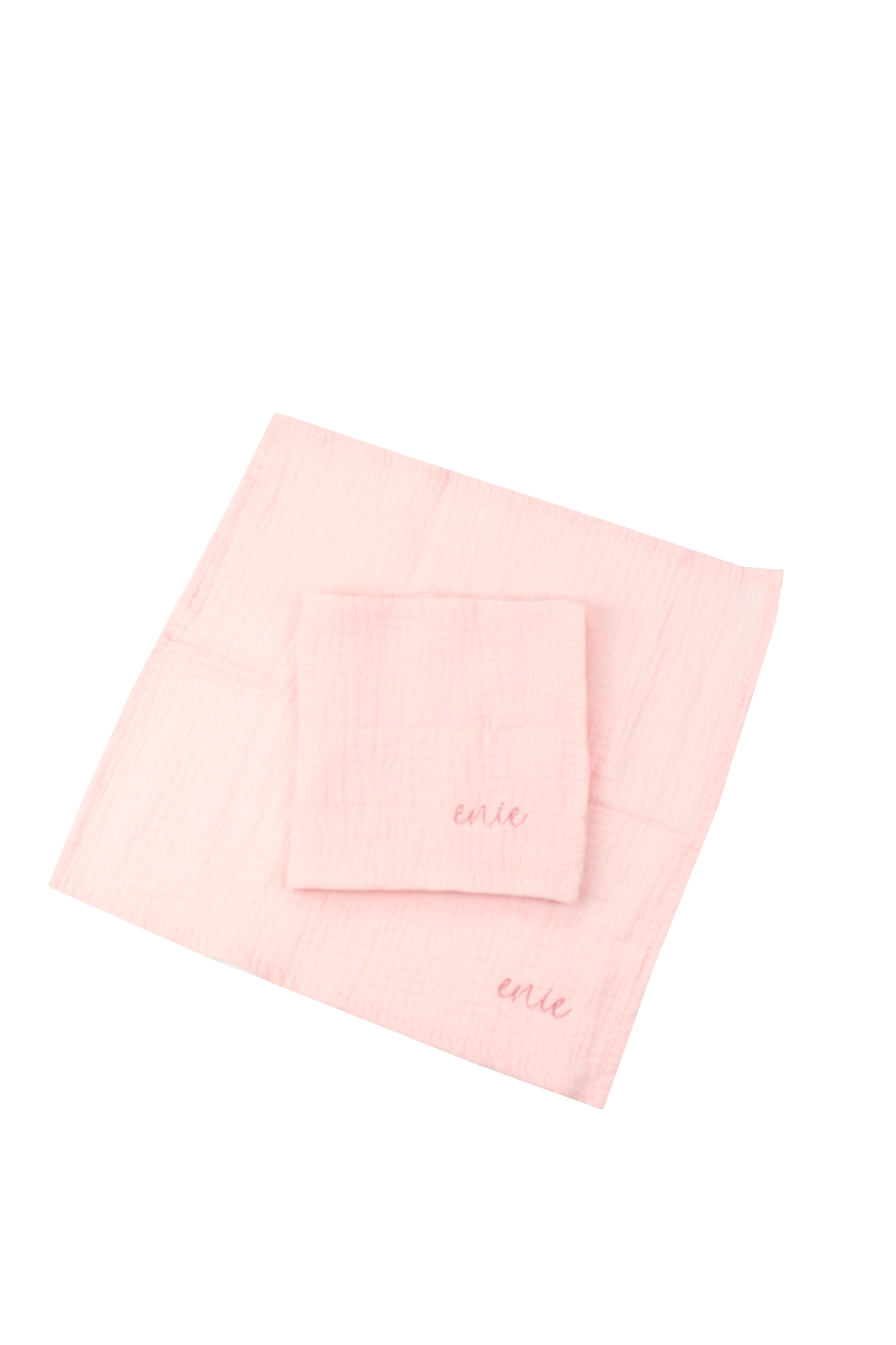 enie baby Mušelínové plenky 30x30cm růžová - 2 ks