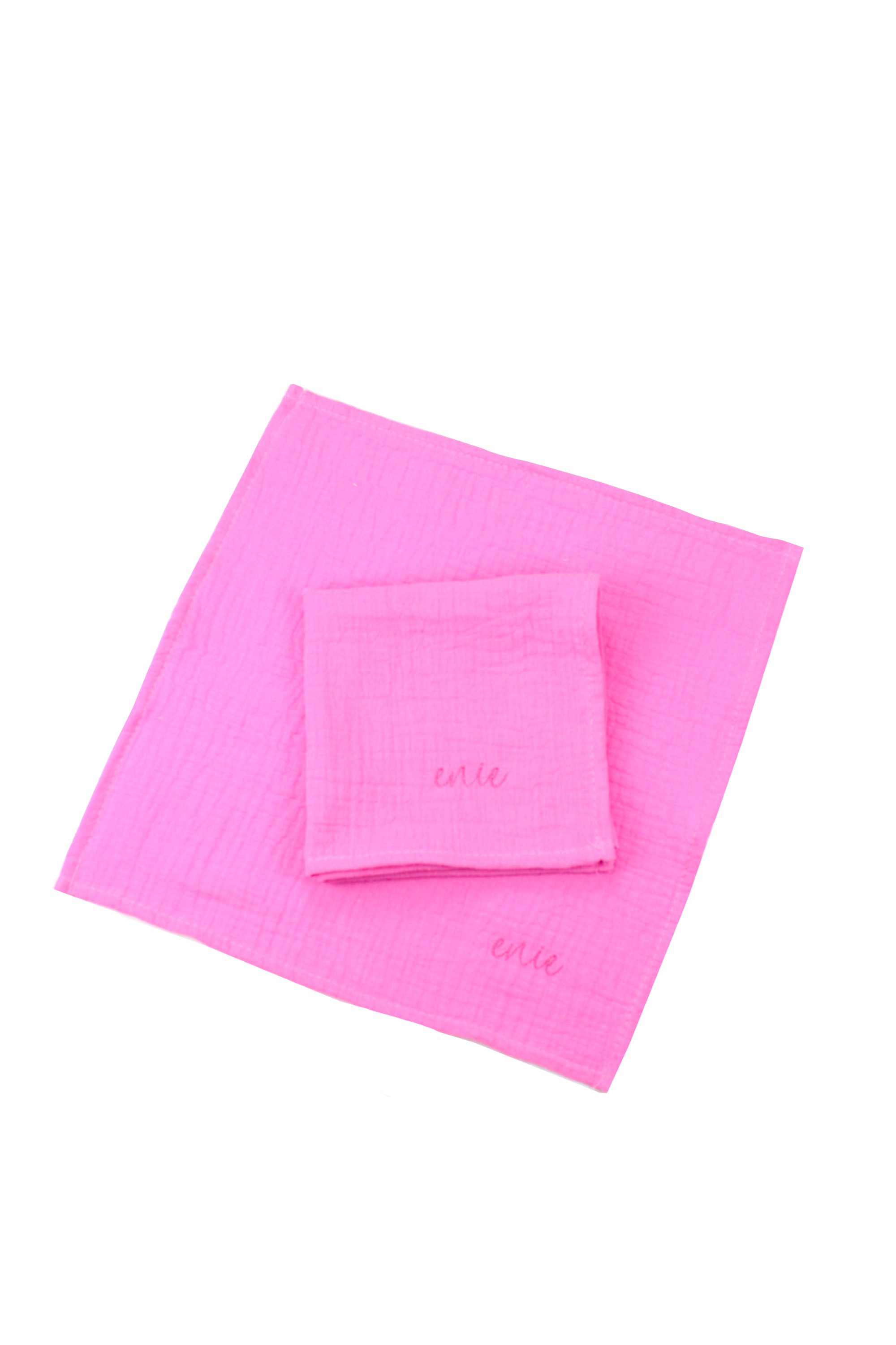 enie baby Mušelínové plenky 30x30cm růžová Bubblegum - 2 ks