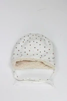 enie baby Dětská čepice zimní 3-6m Dost creme