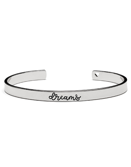 Proud MaMa Náramek Bangle Dreams v barvě stříbrné 515