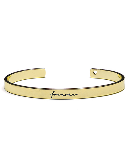 Proud MaMa Náramek Bangle Forever v barvě zlaté 520