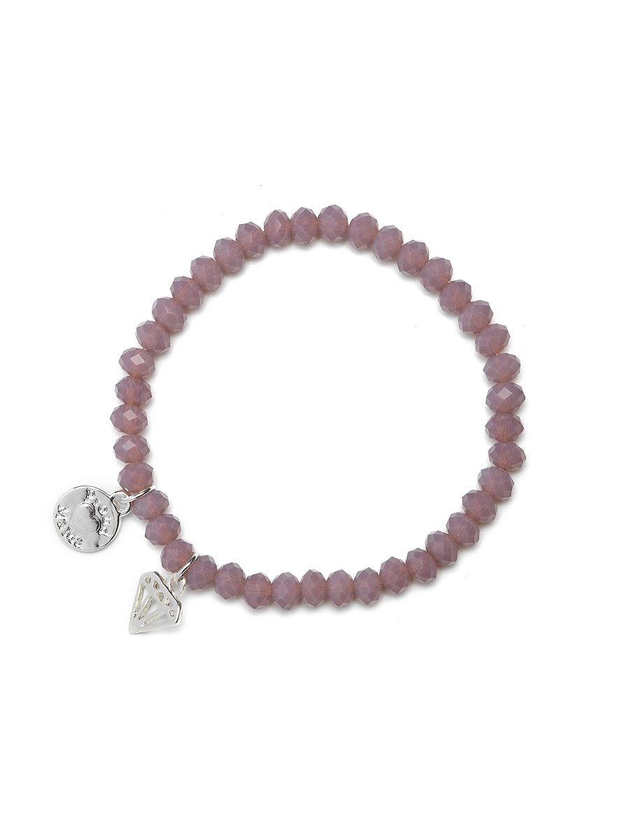 Proud MaMa Náramek Charm diamand růžový 418