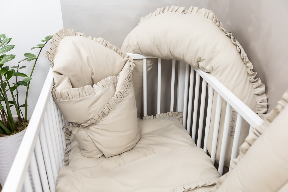 enie baby Péřová zavinovačka SWEET creme 100x100cm