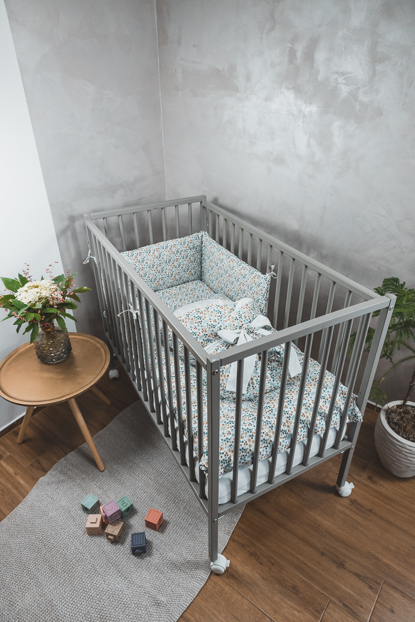 enie baby Povlečení bavlněné MILLY blue 100x135 a 40x60 cm