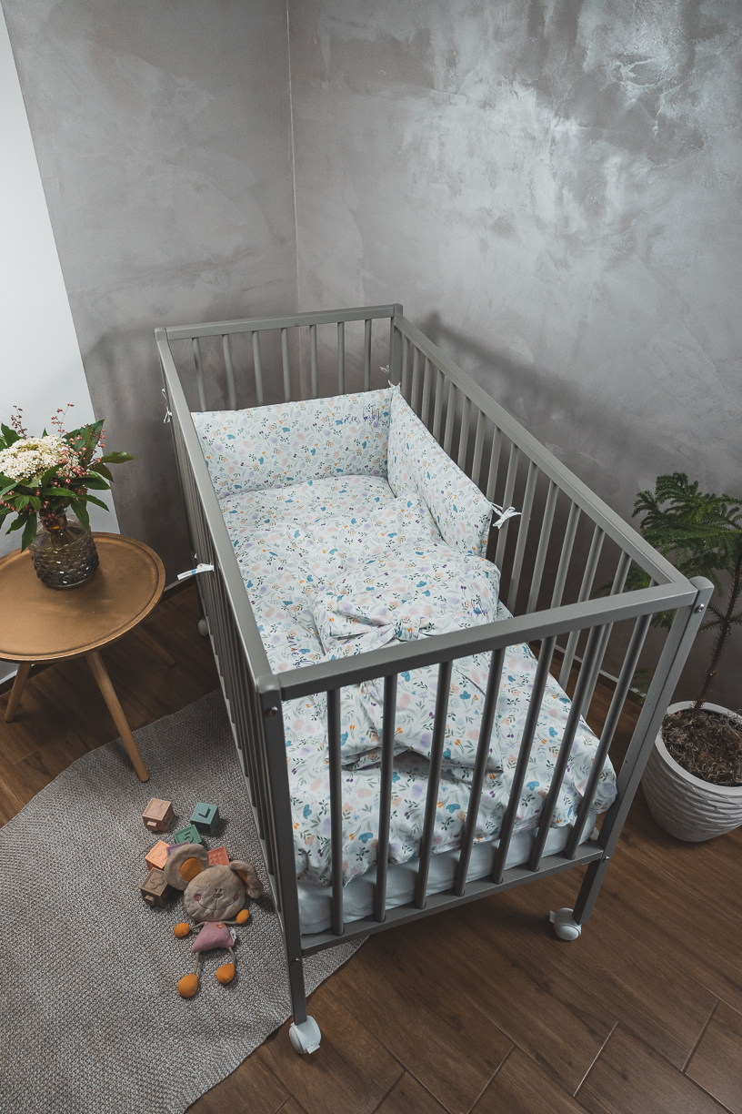 enie baby Povlečení bavlněné SWEET FLOWERS 100x135 a 40x60 cm