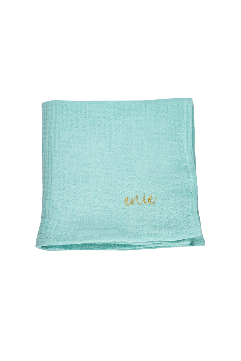 enie baby Mušelínová zavinovací plena 120x120cm mentolová - 1ks