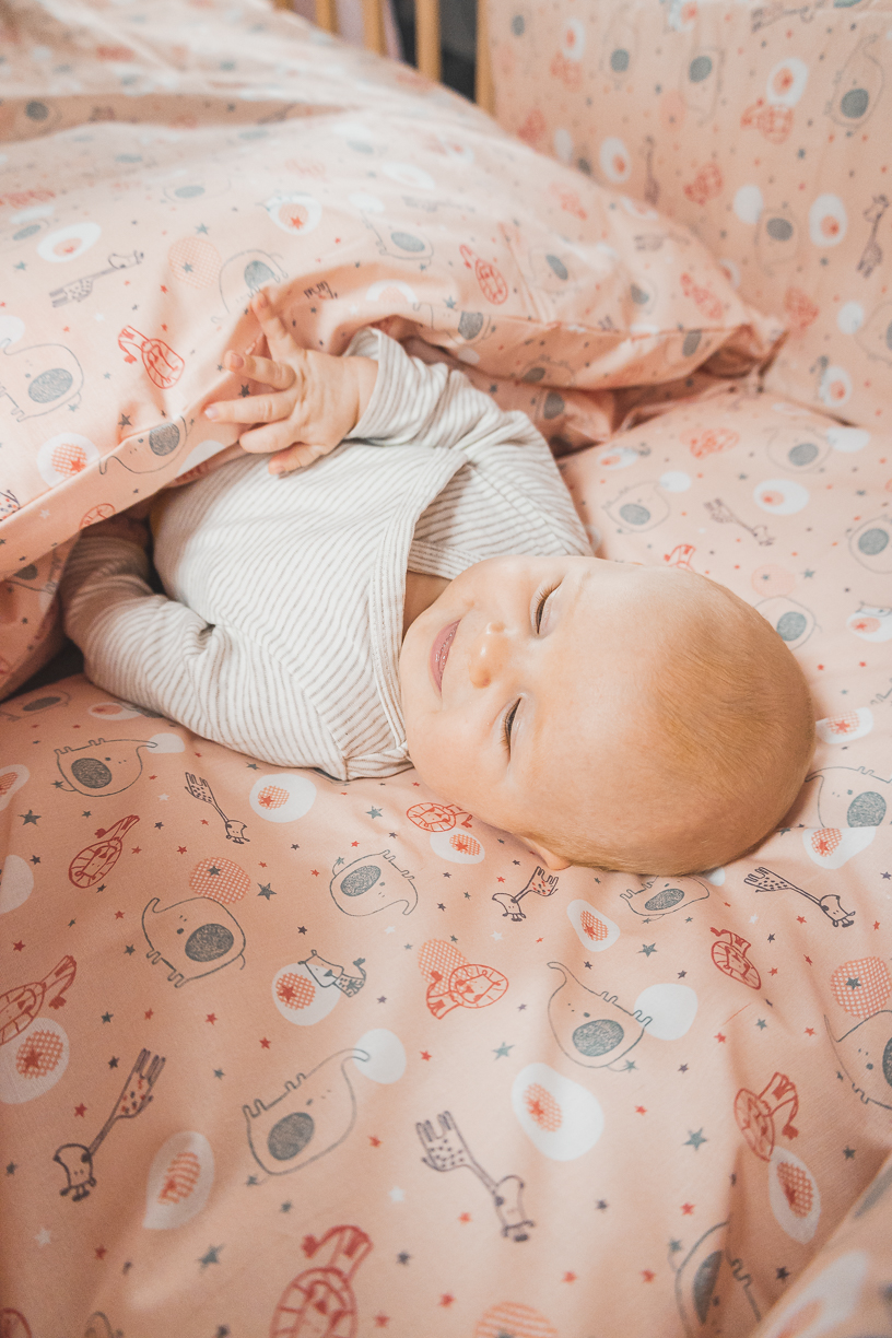 enie baby Povlečení essential SAFARI pink