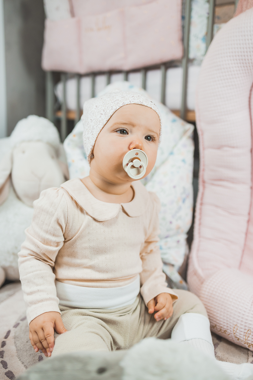 enie baby Dětská čepice 12-16m LITTLE LEAVES