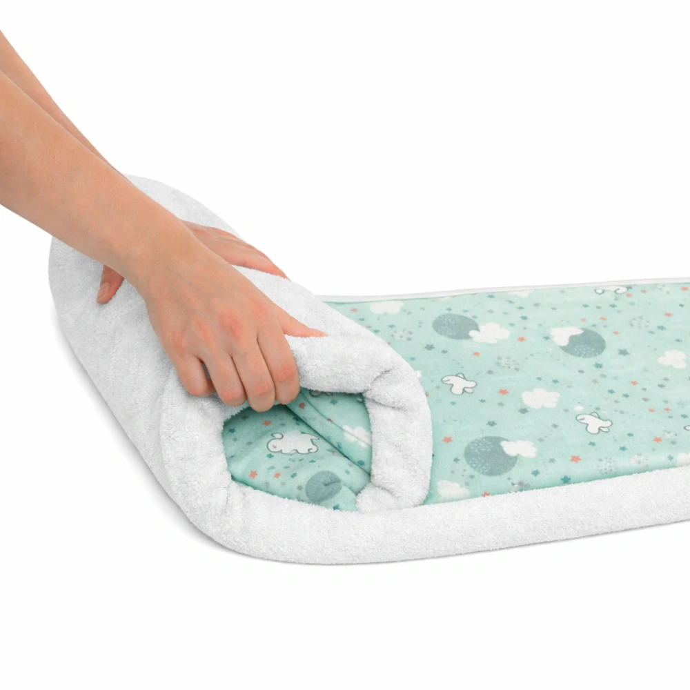 enie baby Cestovní rolovatelná matrace 60 x 120 x 4 cm bílá