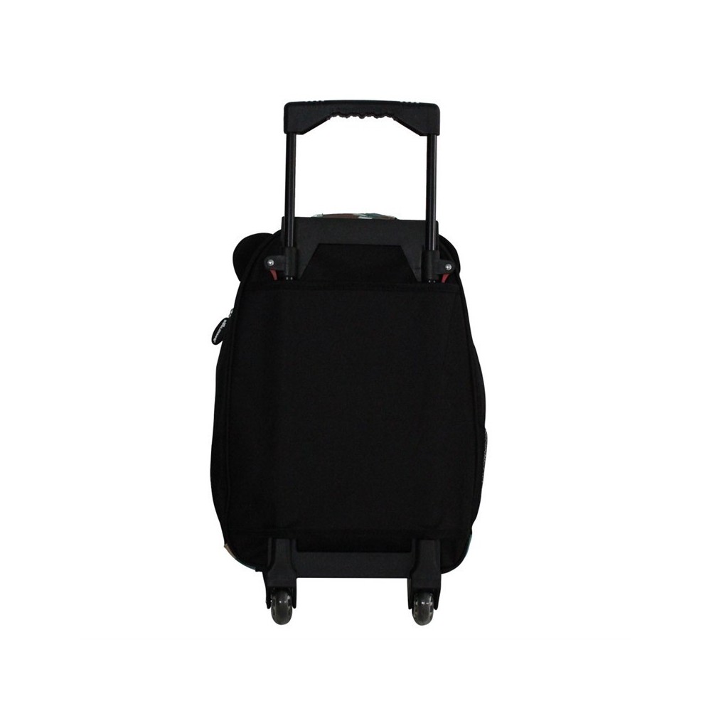 Deglingos Cestovní kufr panda ROTOTOS černo bílo zelený 20l