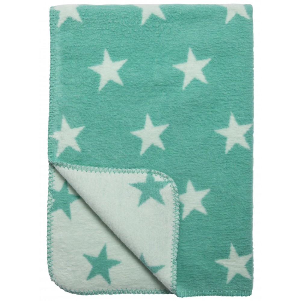Meyco Deka Stars bavlněná tyrkysová 120x150 cm