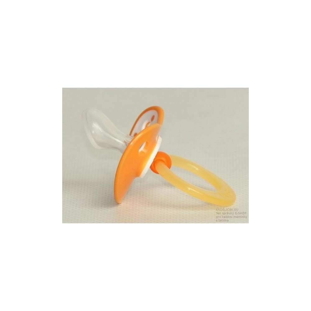 bibi Anatomický dudlík 0-6m oranžový