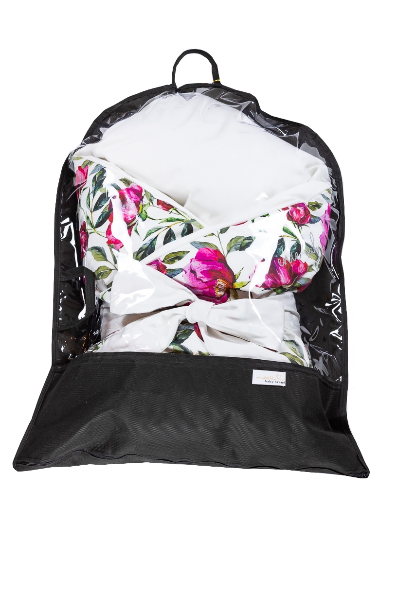 enie baby Péřová zavinovačka SATINE flowers 100x100 cm