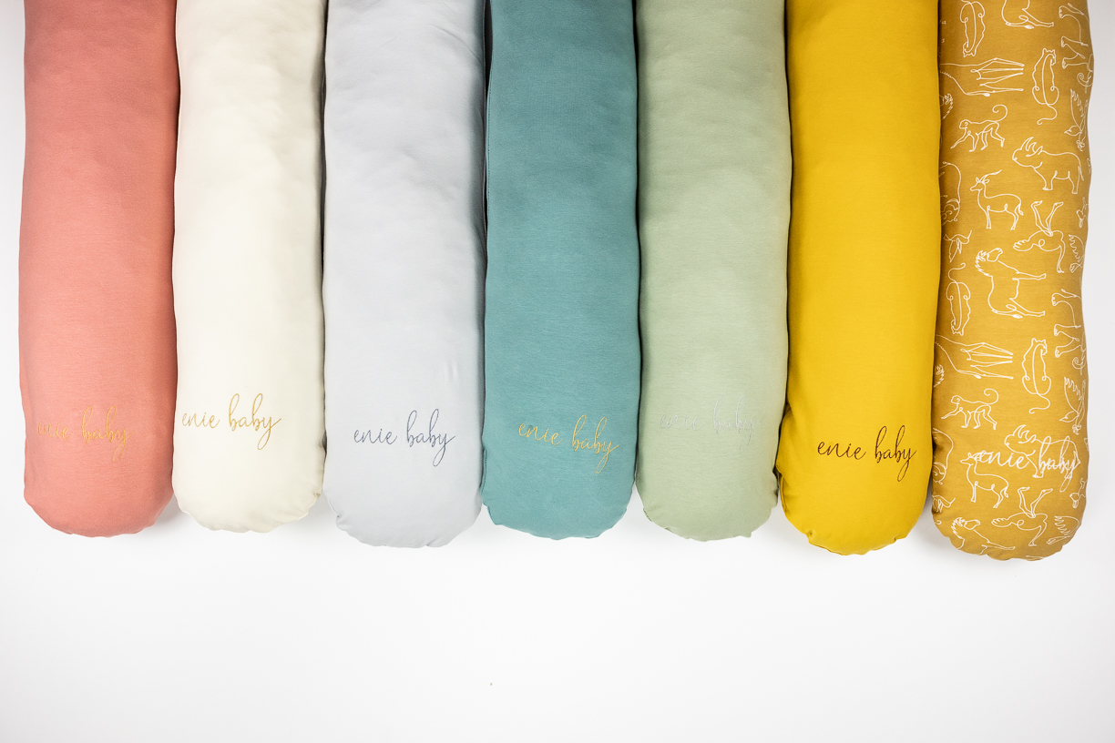 enie baby Kojící multifunkční polštář šedý