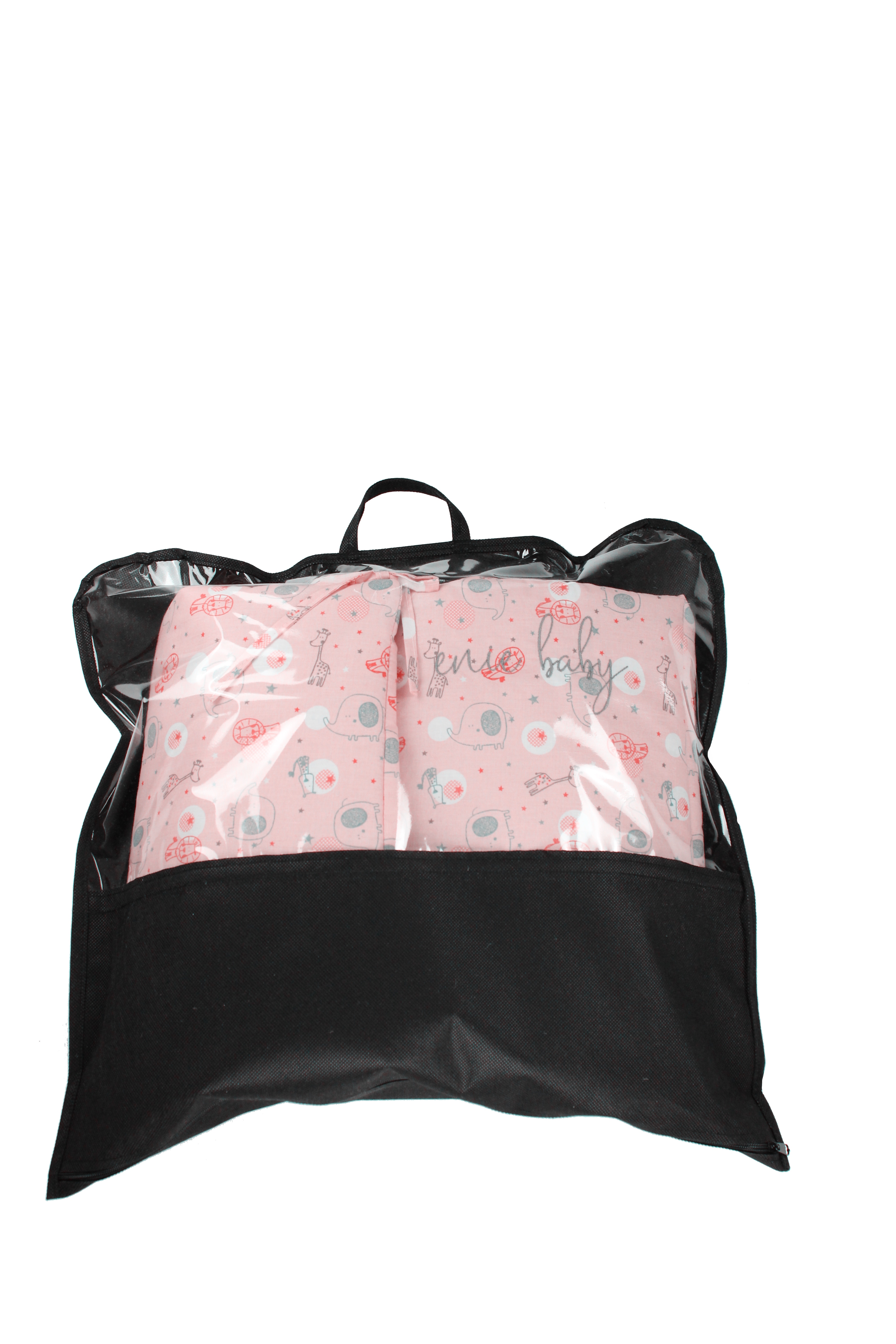 enie baby Mantinel essential SAFARI pink