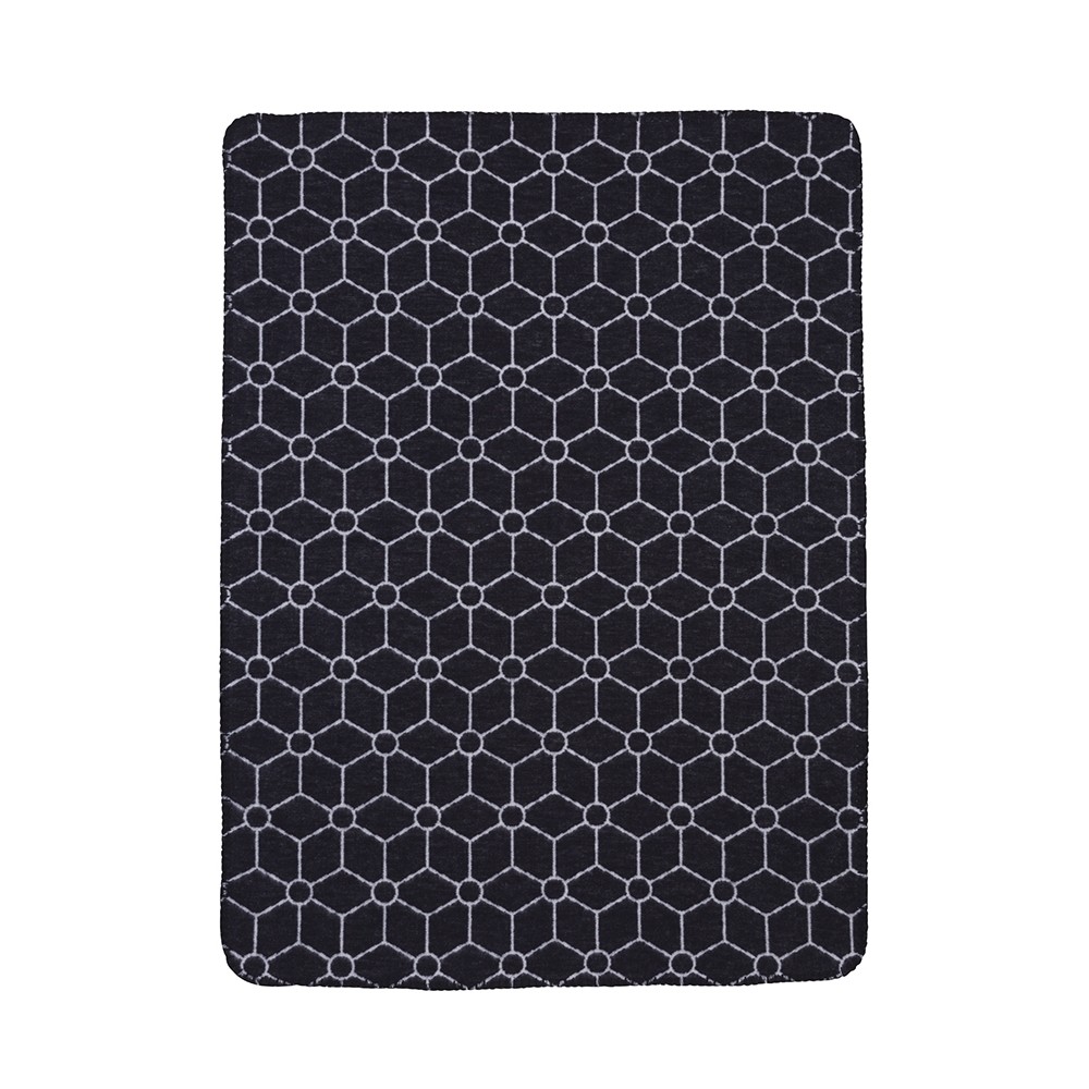 Meyco Deka z bio bavlny Honeycomb tmavě modrá 75x100 cm