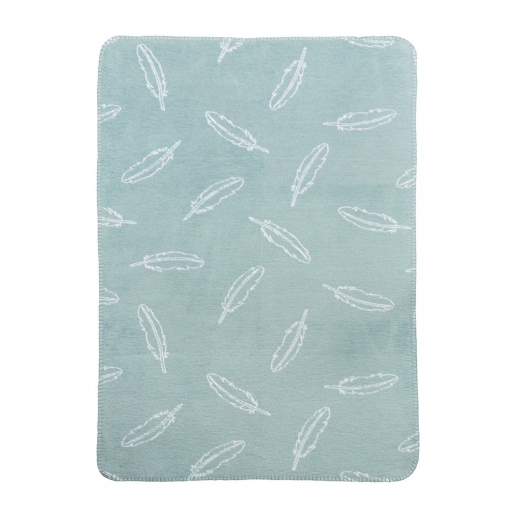 Meyco Deka 120x150 cm Feathers stone green