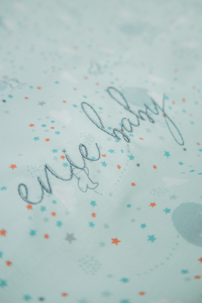 enie baby Mantinel essential MRÁČEK modrý