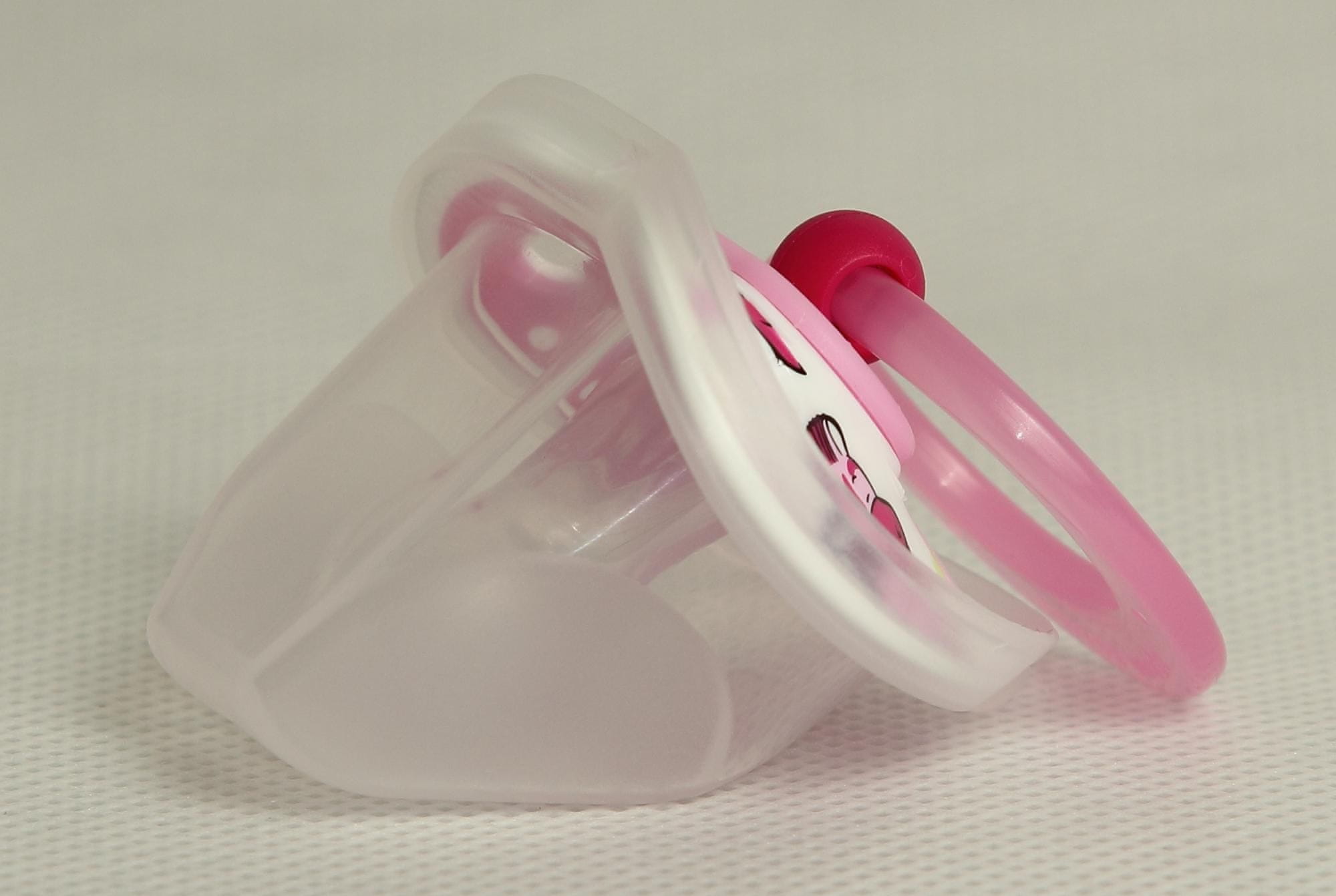 bibi Anatomický dudlík 6-12m fialový medvídek