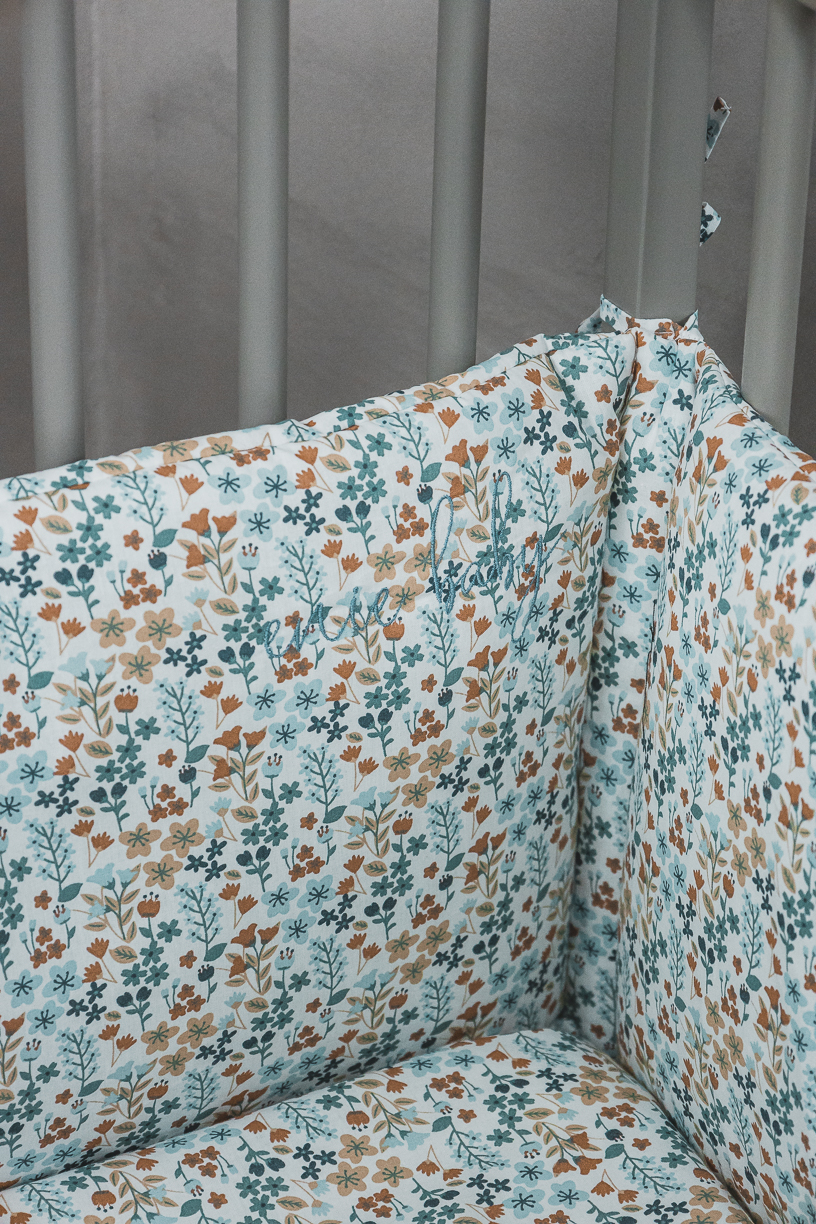 enie baby Povlečení bavlněné MILLY blue 100x135 a 40x60 cm