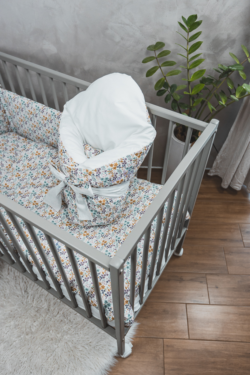 enie baby Povlečení bavlněné MILLY purple 100x135 a 40x60 cm