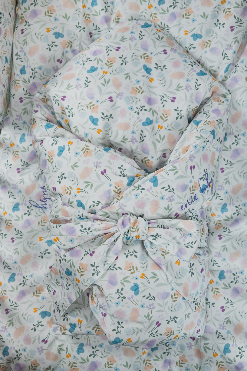 enie baby Péřová zavinovačka SWEET flowers 80x80 cm