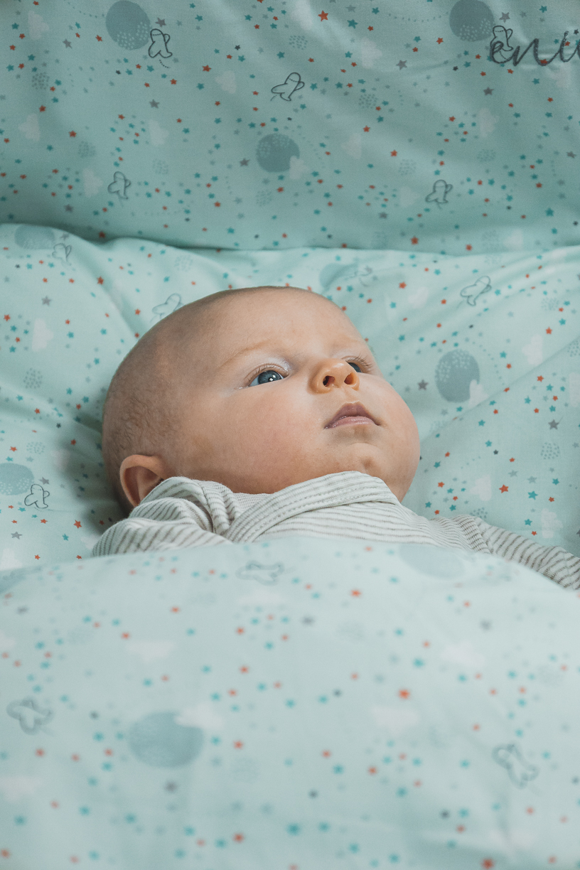 enie baby Povlečení essential MRÁČEK modrý