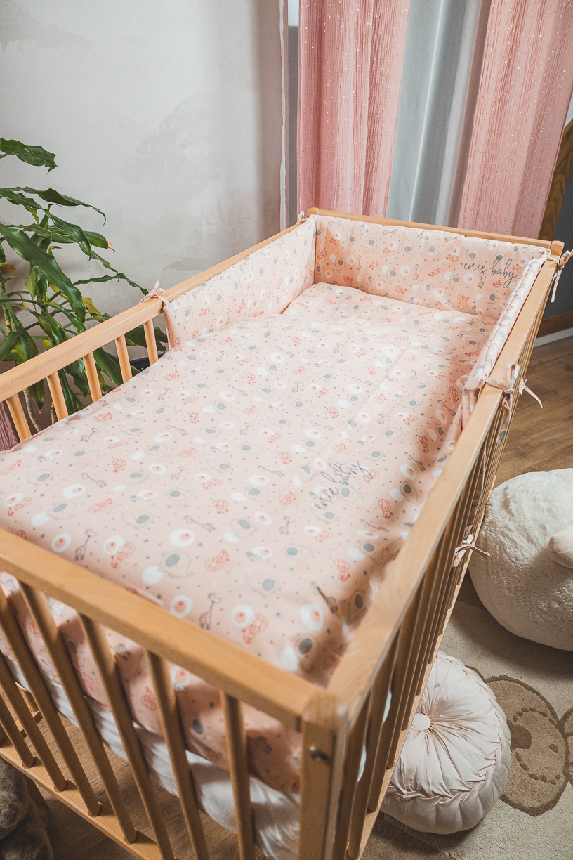 enie baby Povlečení essential SAFARI pink