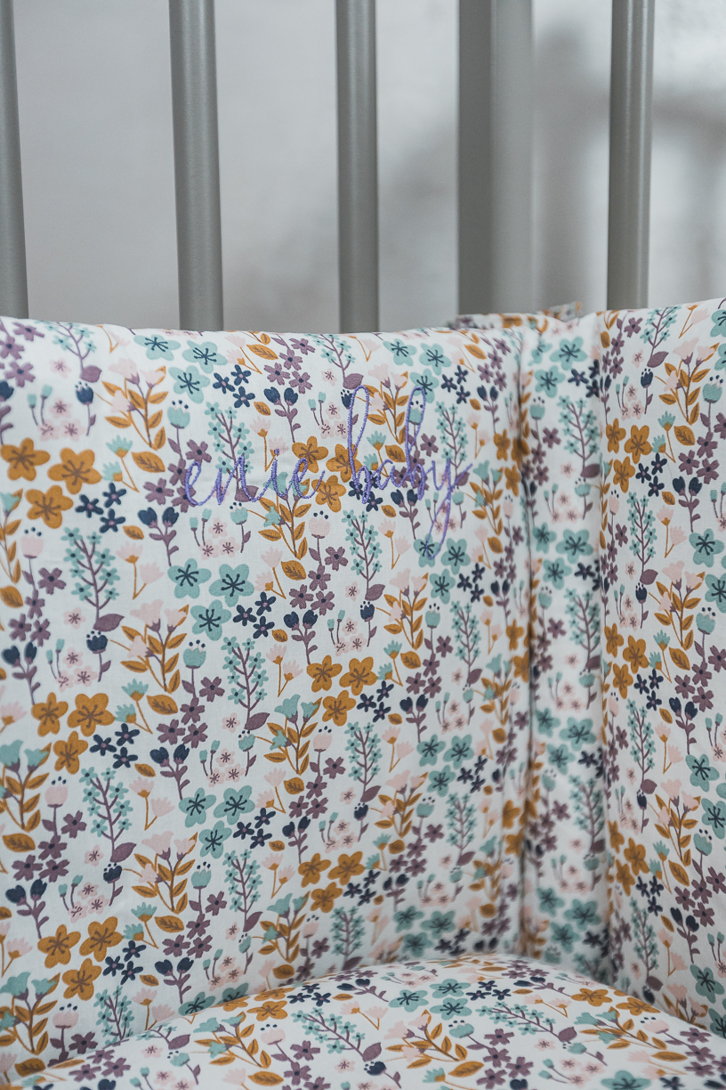 enie baby Mantinel bavlněný MILLY purple