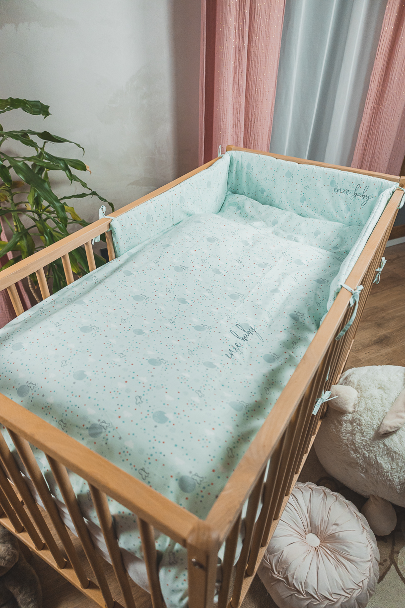 enie baby Povlečení essential MRÁČEK modrý