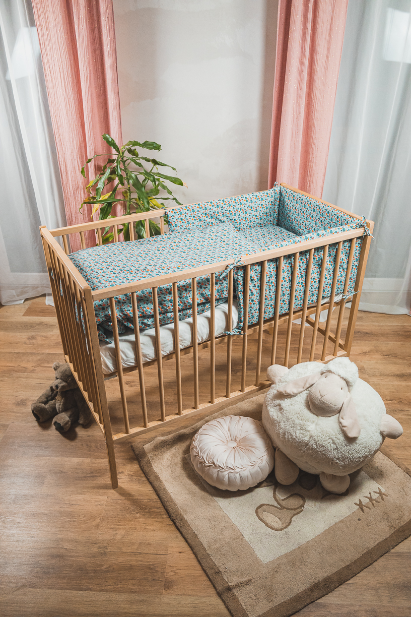 enie baby Povlečení essential MIKA blue orange