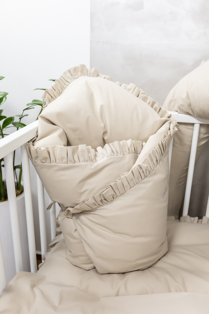 enie baby Péřová zavinovačka SWEET creme 100x100cm