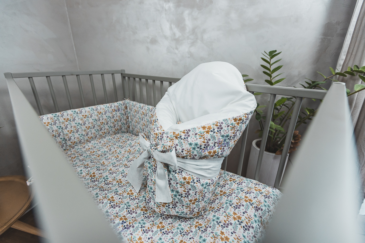 enie baby Mantinel bavlněný MILLY purple