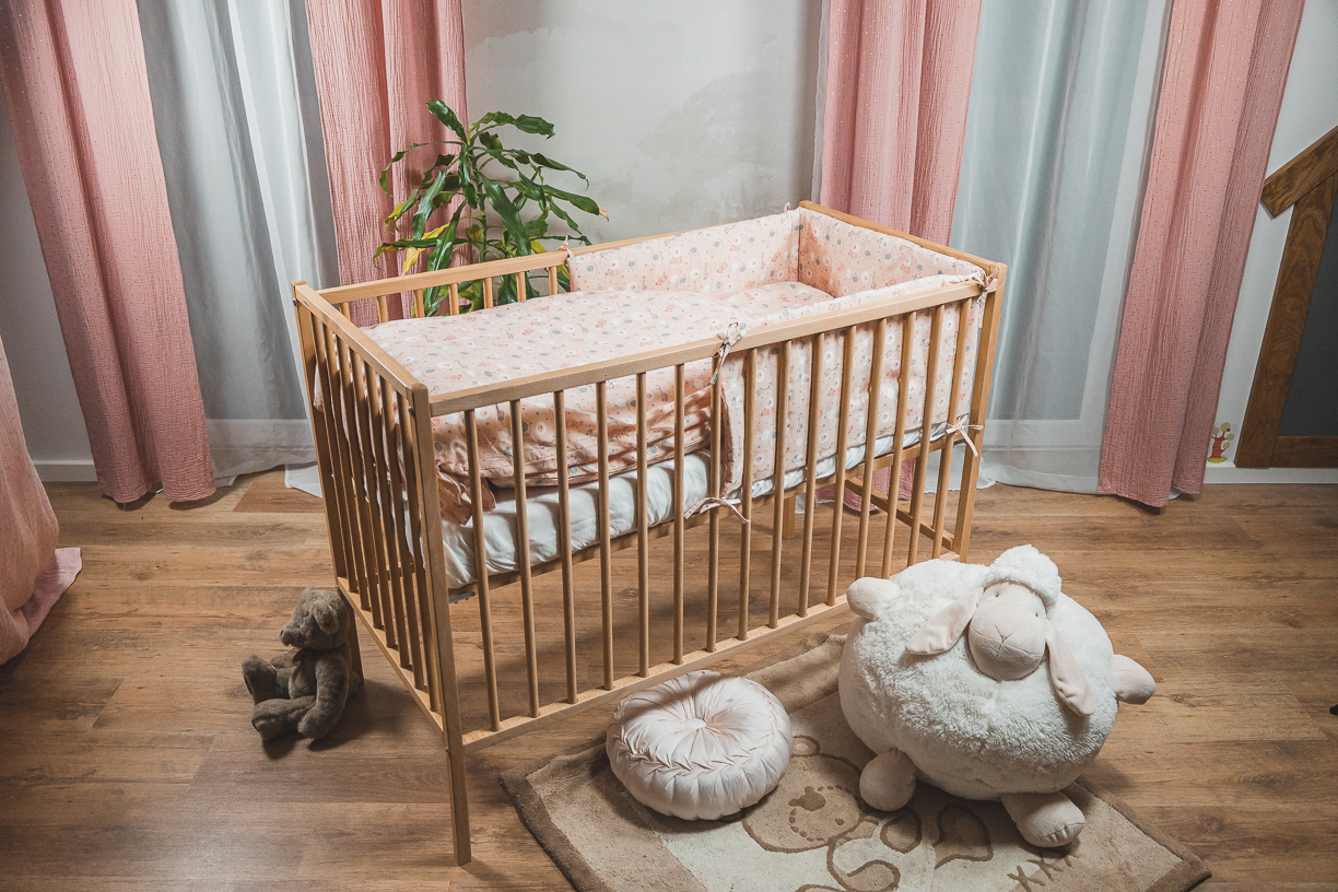 enie baby Mantinel essential SAFARI pink