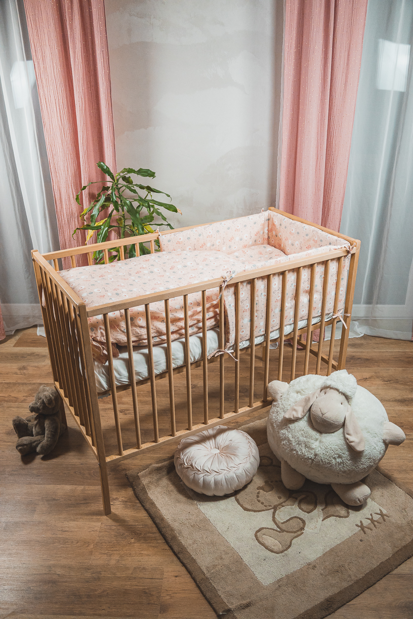 enie baby Povlečení essential SAFARI pink